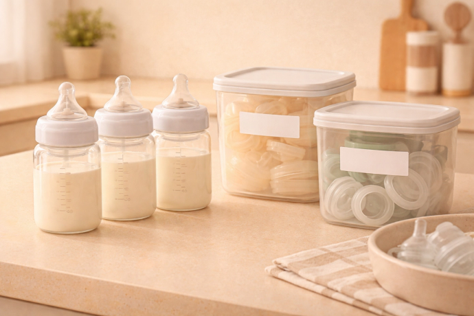 Bottle Prep and Storage for Multiple Caregivers