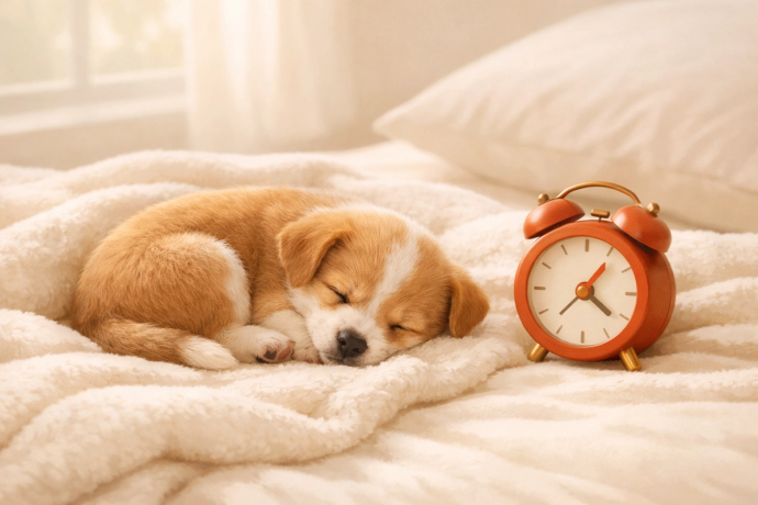 Puppy Sleep and Nap Schedule by Age