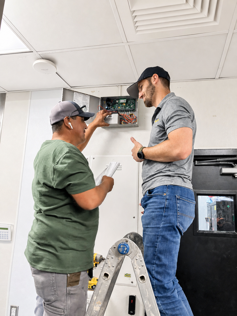ProtechFM Facility Manager reviewing work