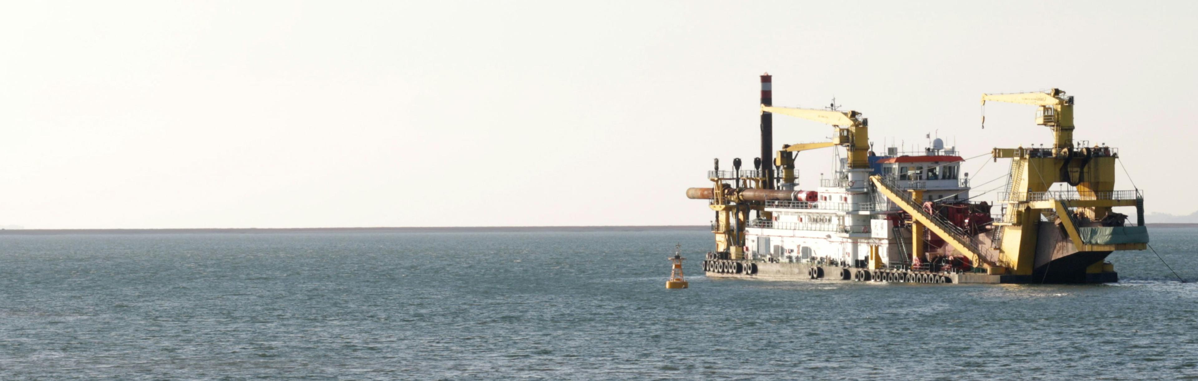 picture of a seismic survey vessel