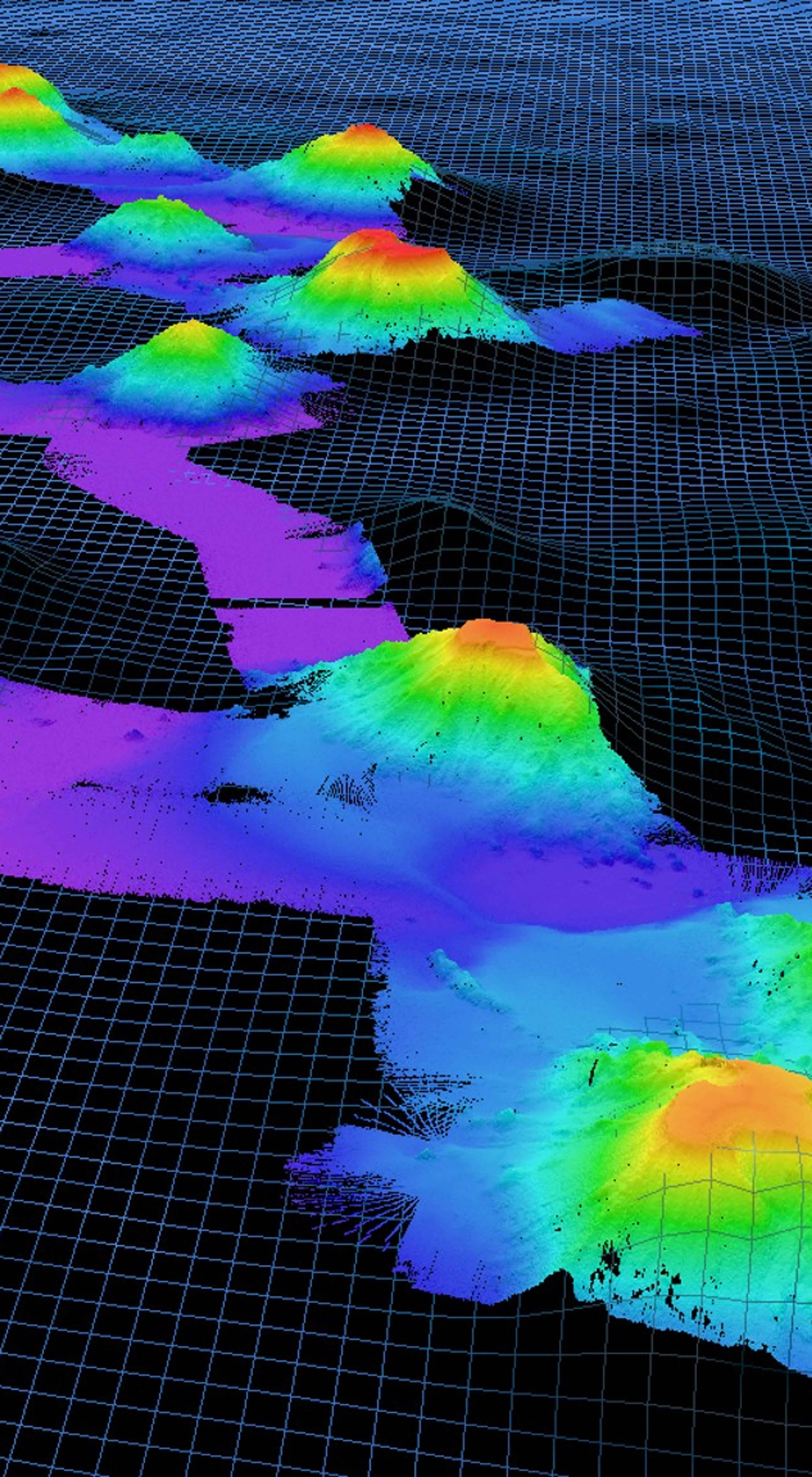 Bathymetry map NOAA