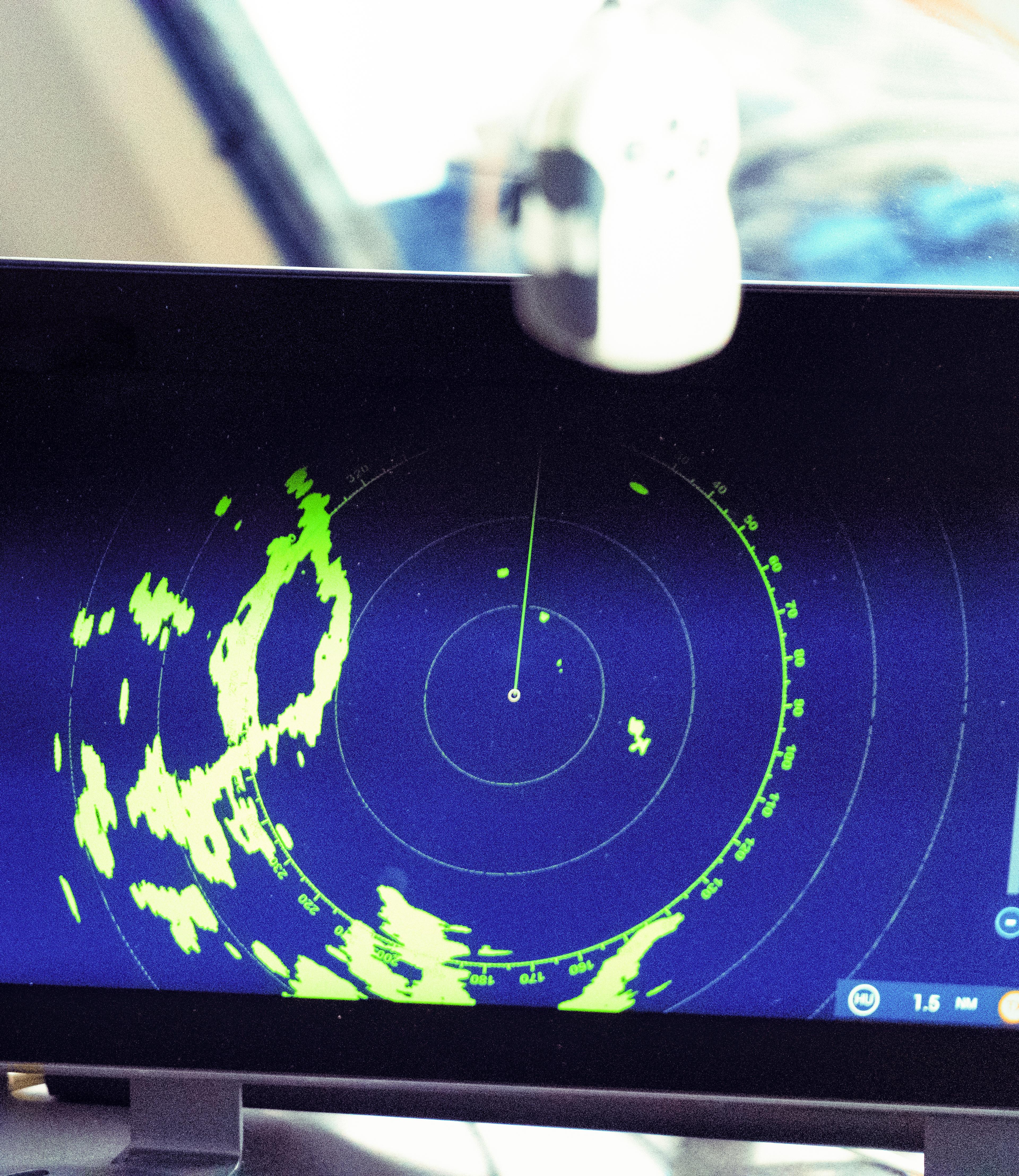 picture of Omni-Directional Sonar display