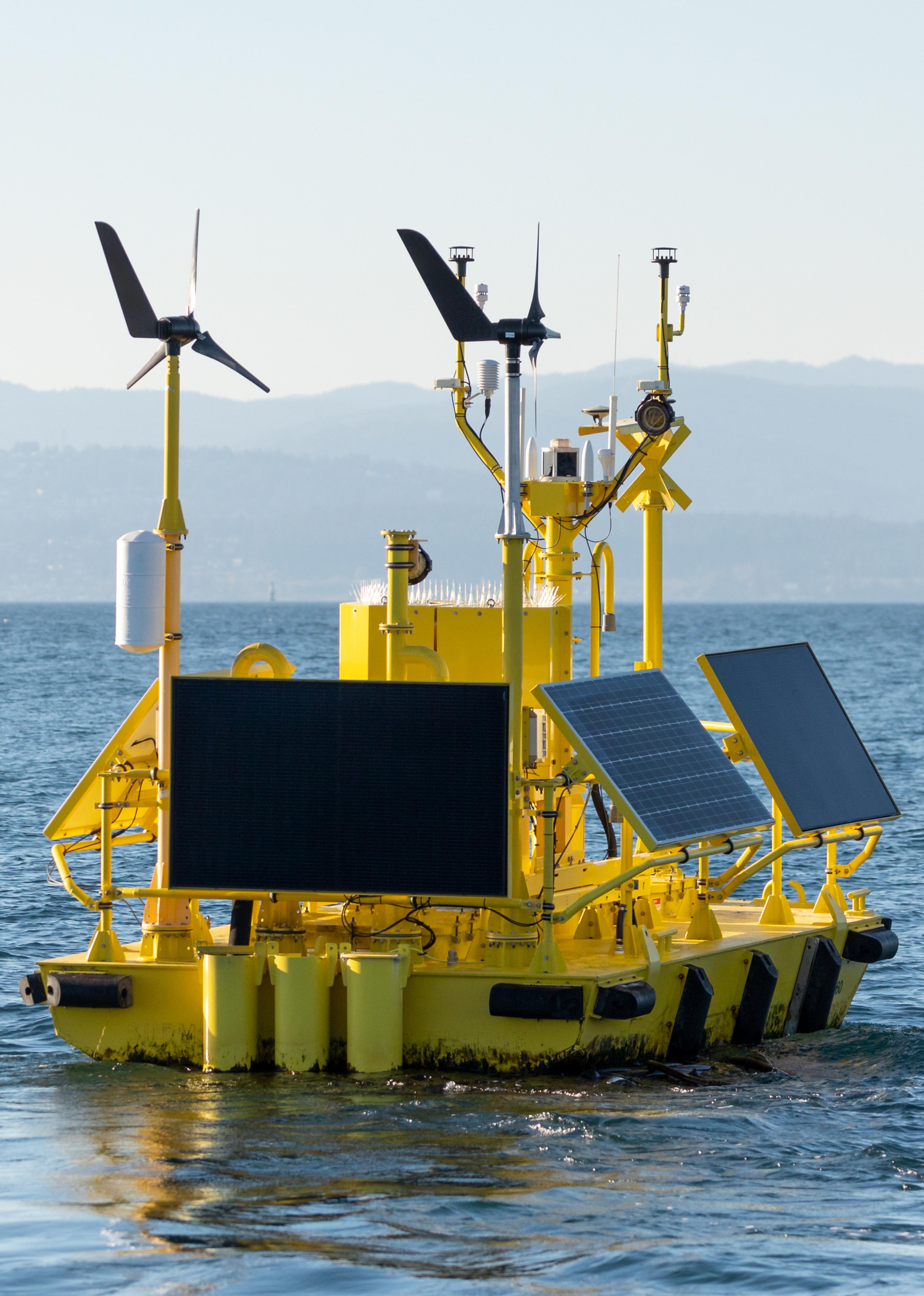 a picture of a Offshore Wind Resource Assessment Buoy