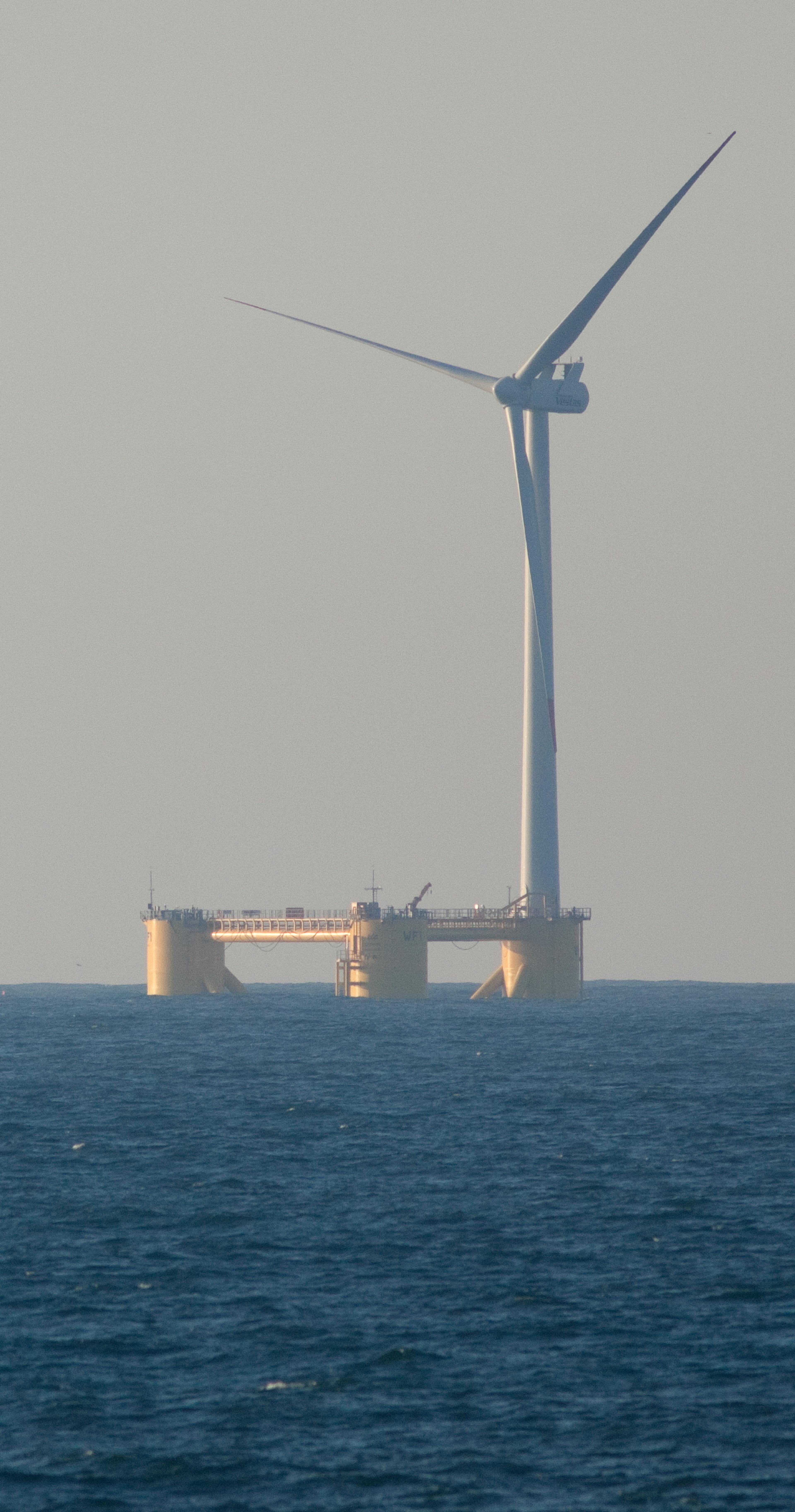 a picture of a Floating Wind Turbine