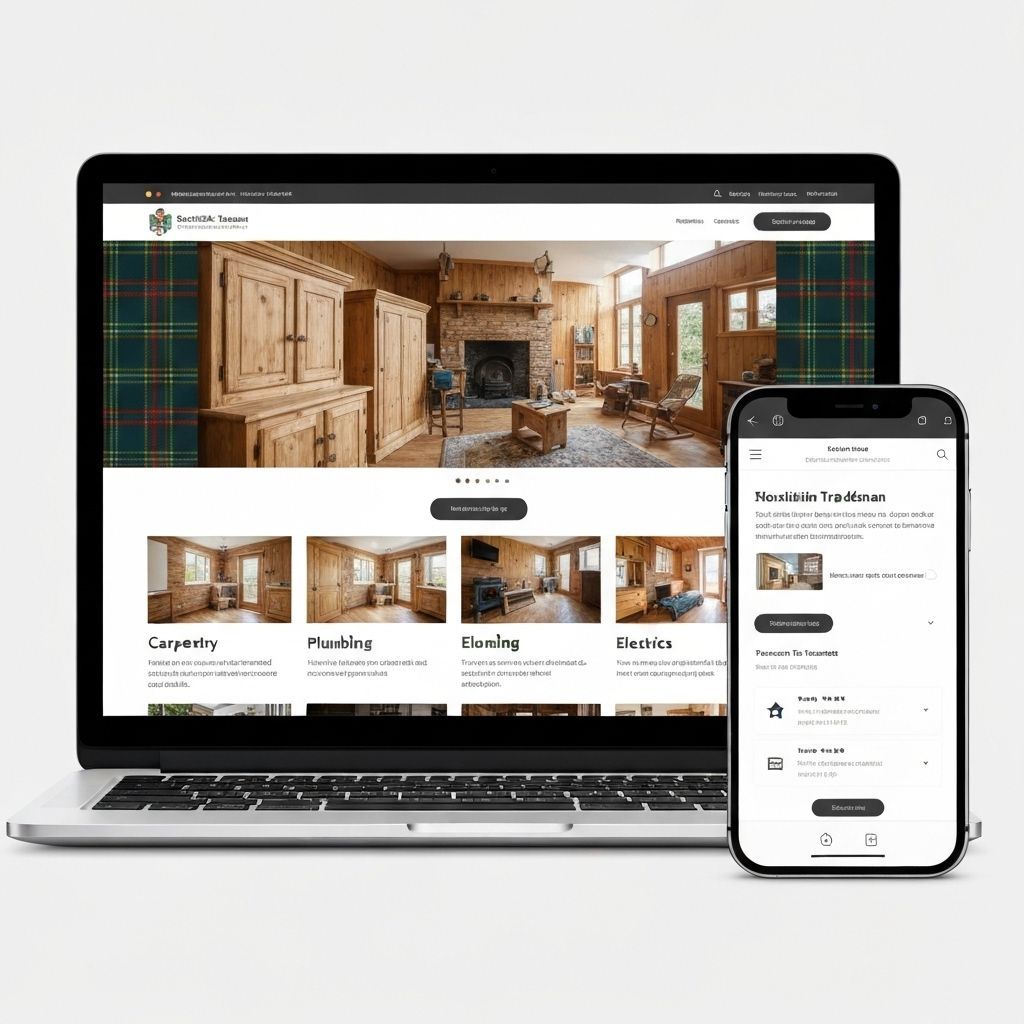 MacLeod Plumbing: From 2–3 to 15–20 enquiries per week professional website - Trade business in Scotland
