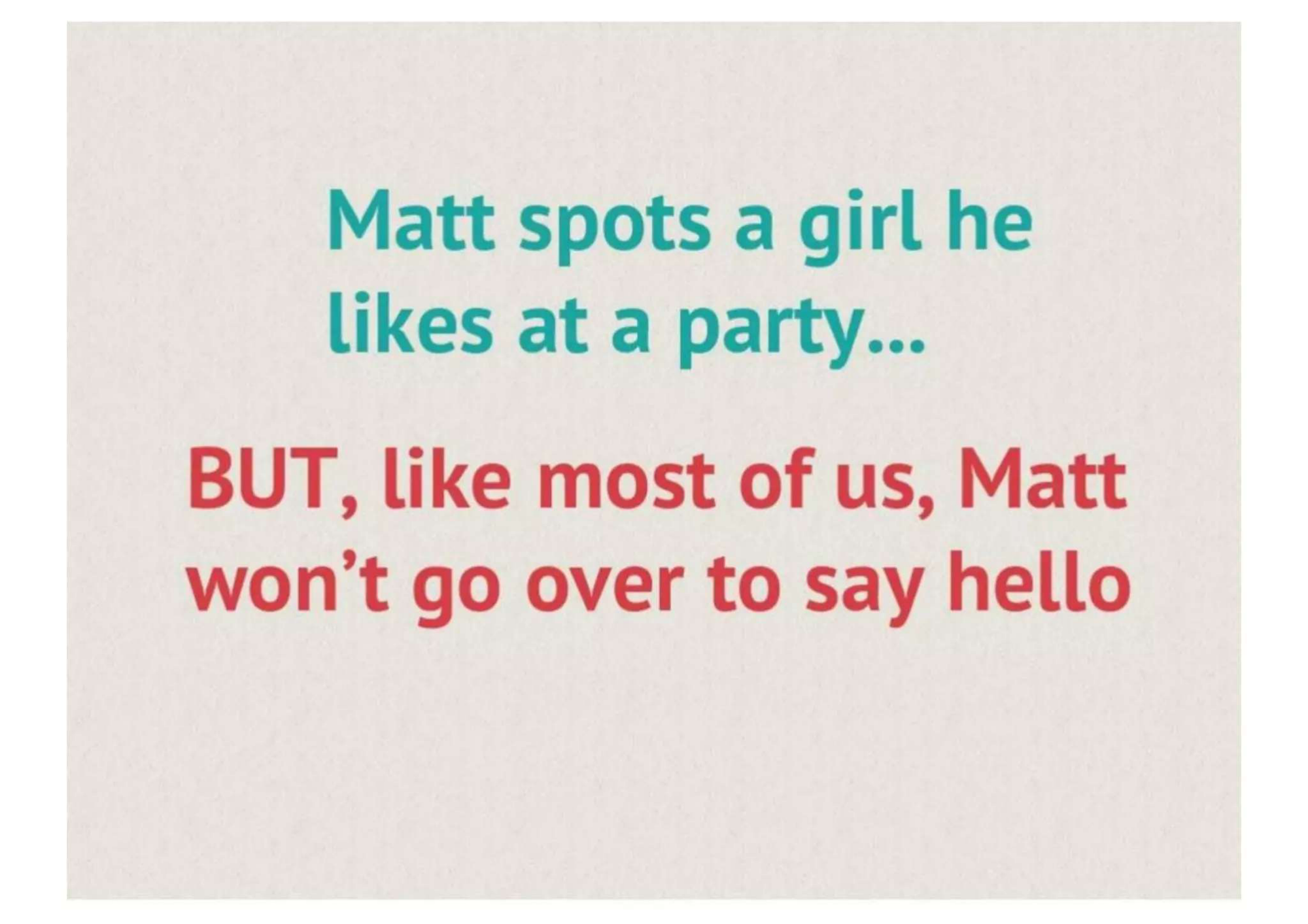 Tinder pitch deck — slide 3