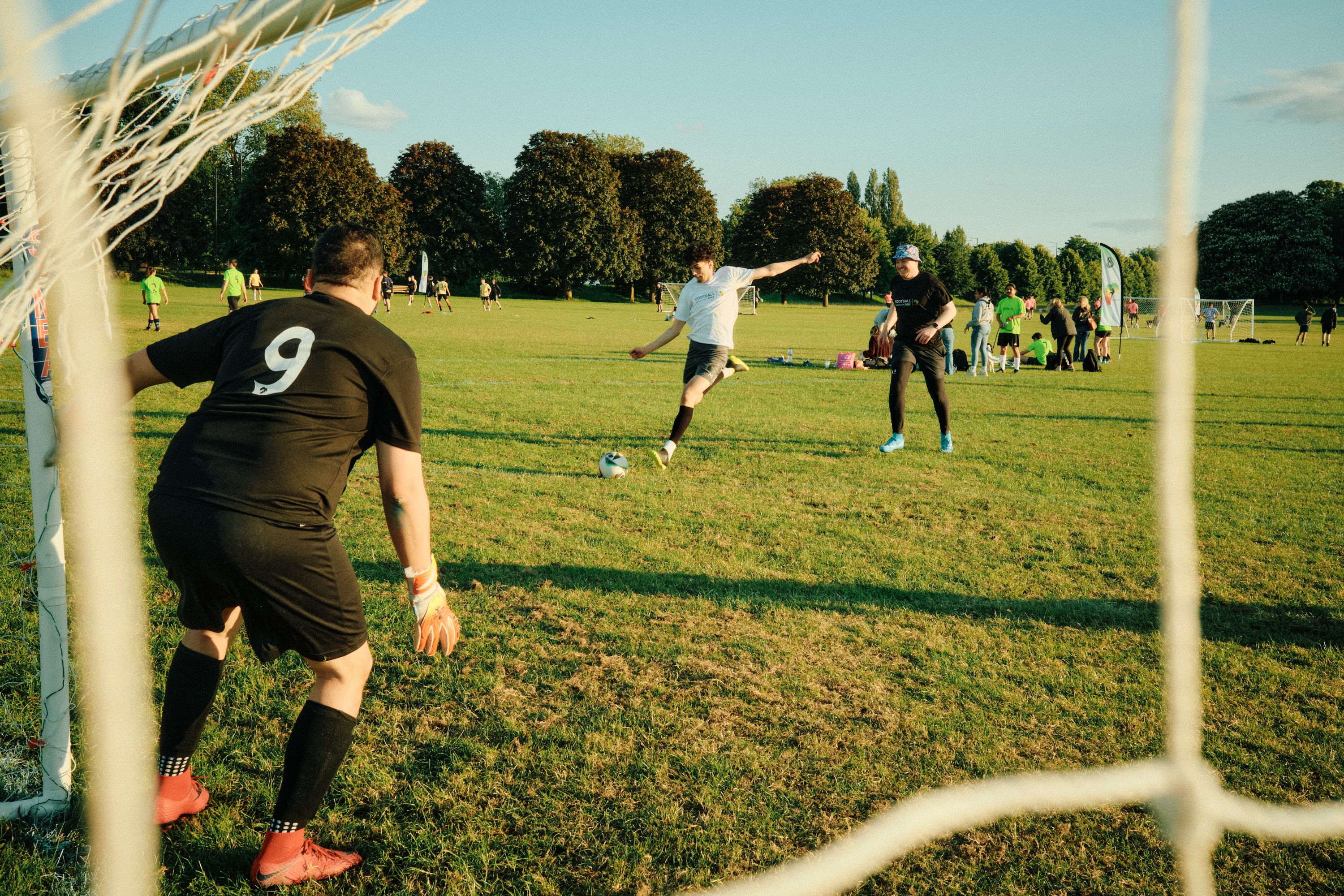 Team sports photography capturing coordinated athletic action and competitive energy