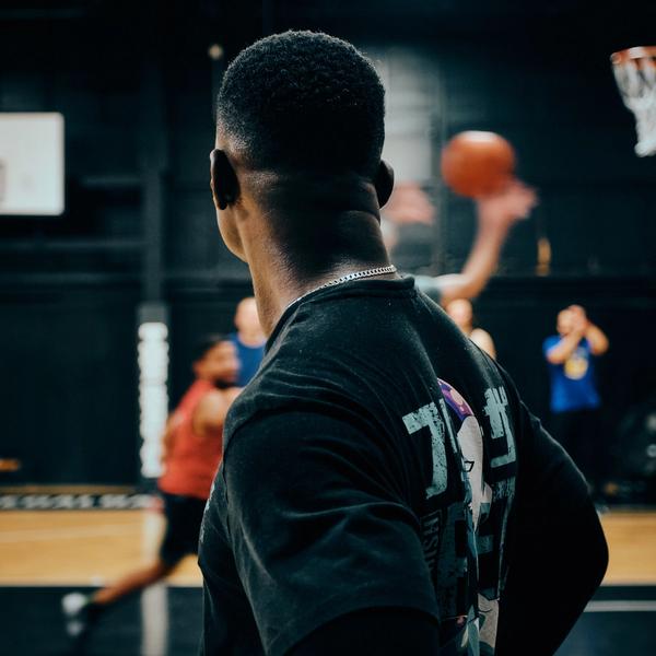 Portrait photography of athlete showing determination and physical conditioning