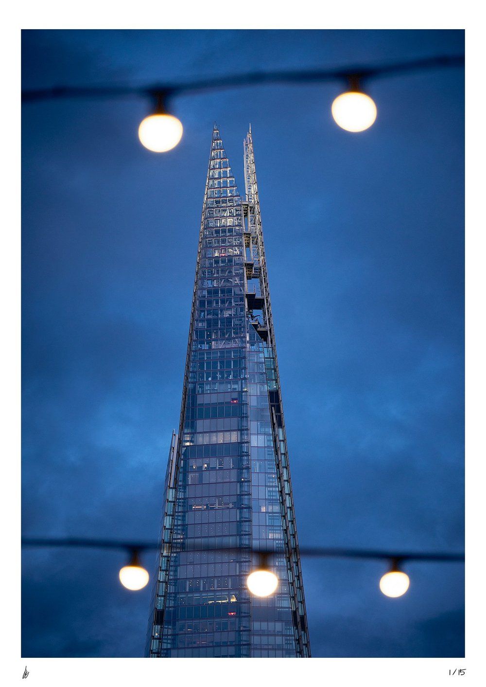 Azure Ascent - The Shard at Twilight