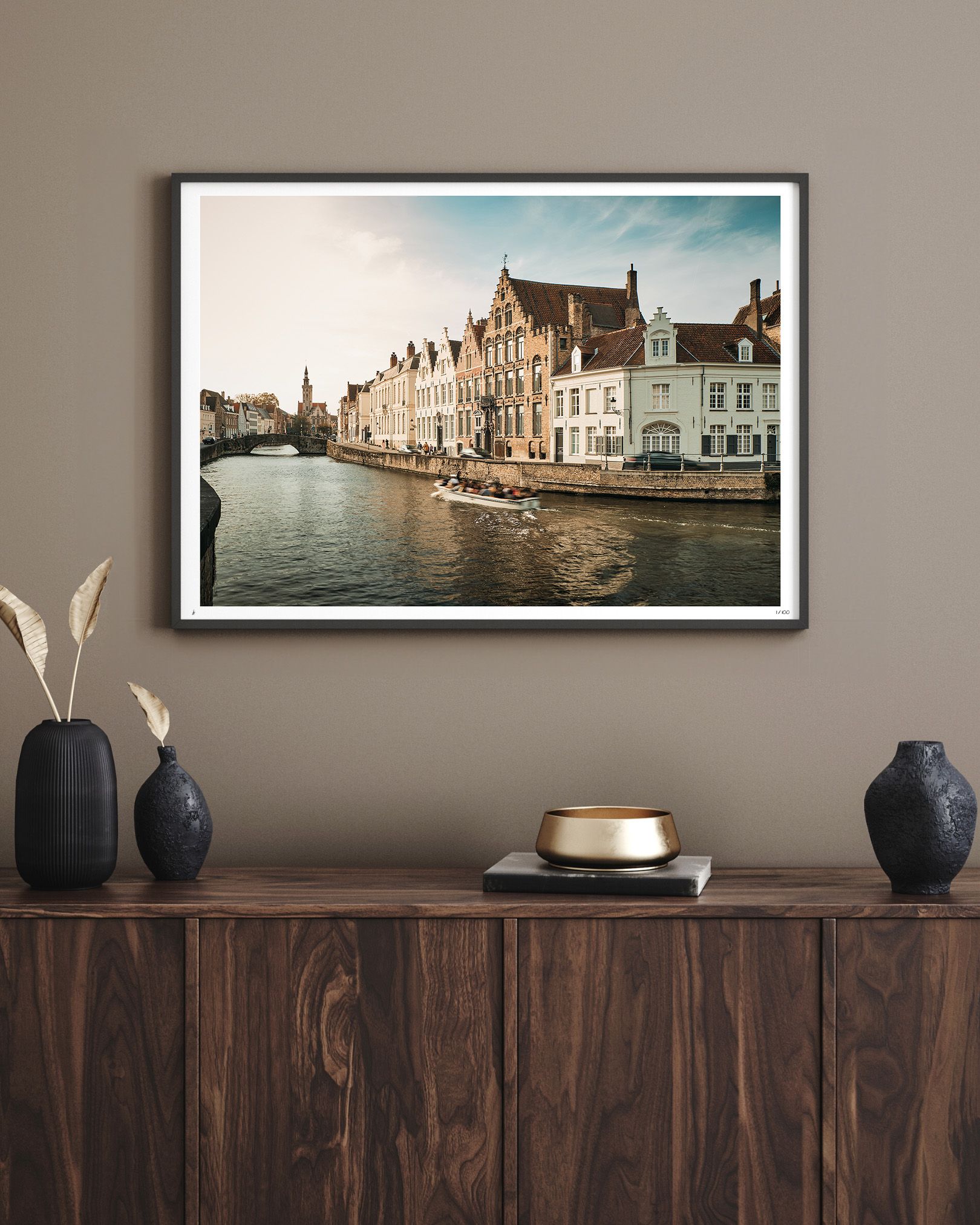 Canals of Bruges - Urban Photo Print