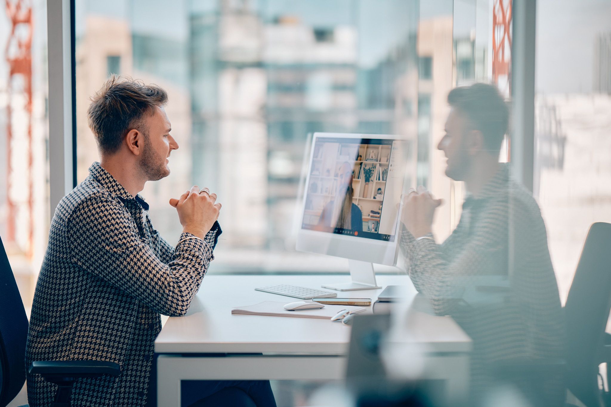 Brand storytelling photography for retail environment with architectural interior composition