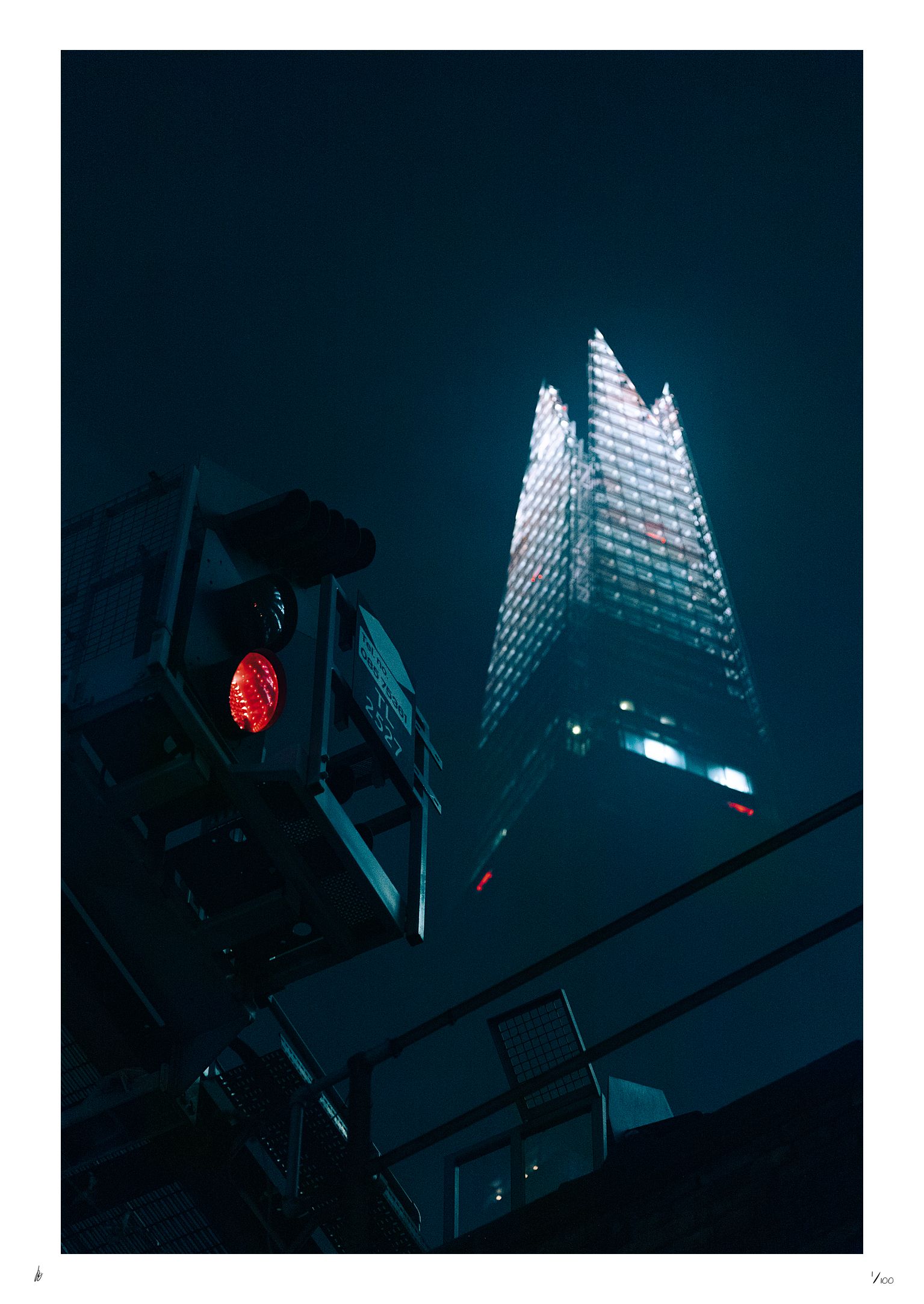 Signal in the Fog — The Shard, London