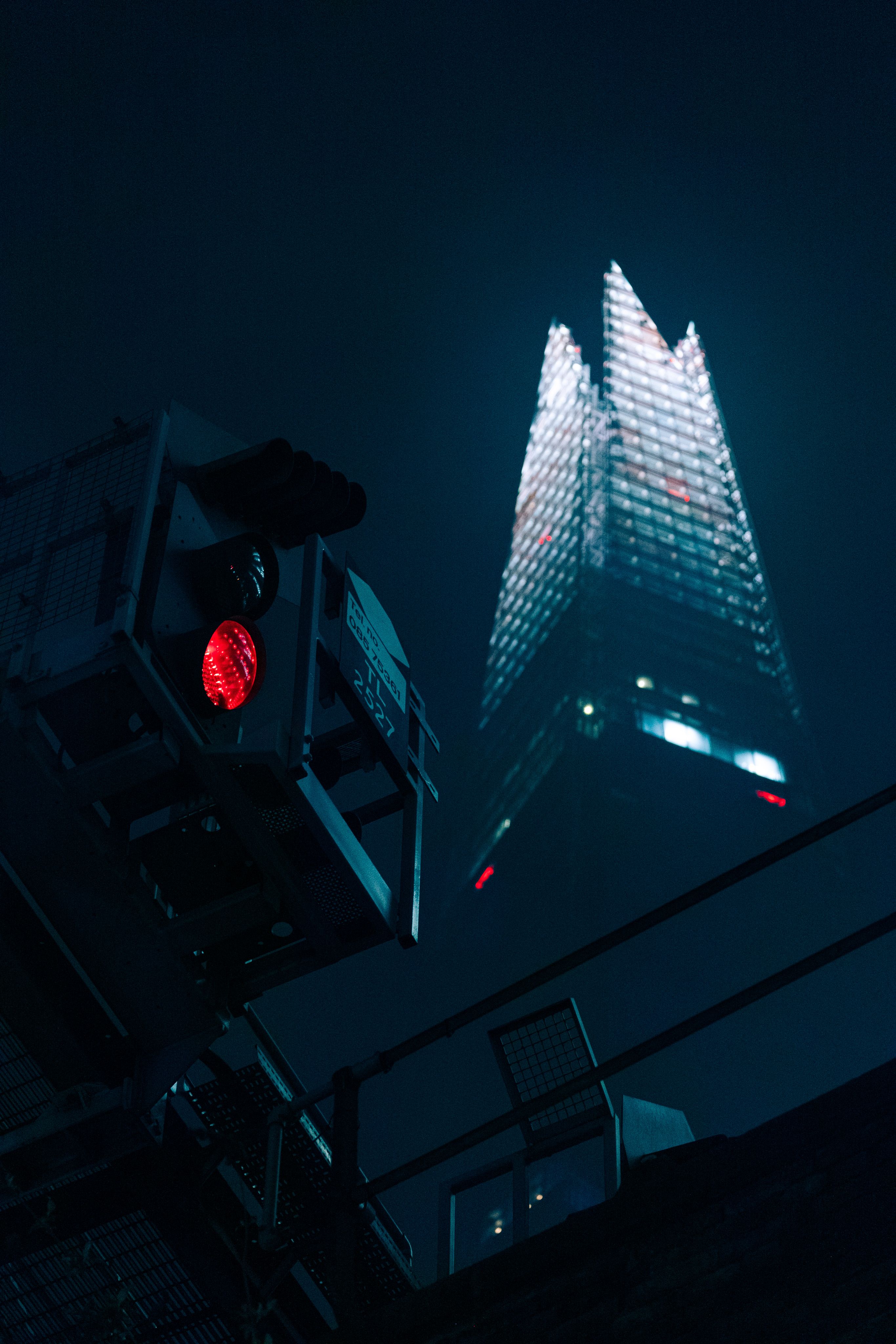 Signal in the Fog — The Shard, London