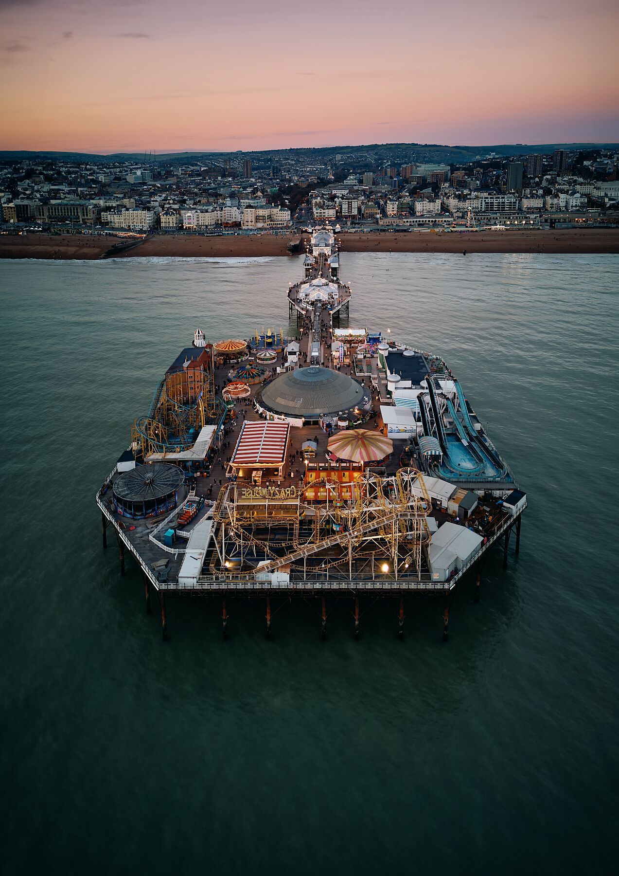 Victorian Splendour - Aerial Print of Palace Pier, Brighton