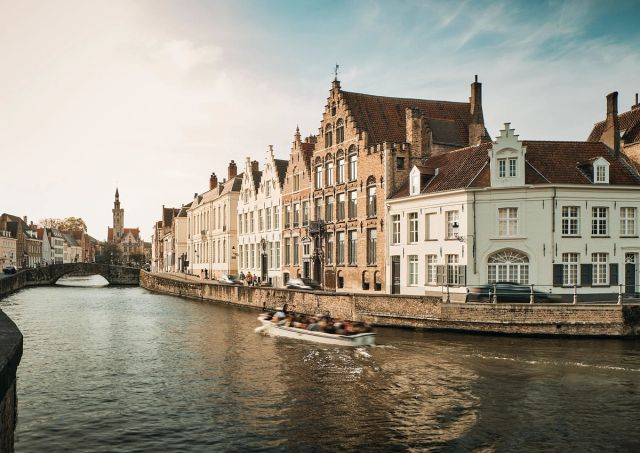 Canals of Bruges - Urban Photo Print fine art photography print by Boyan Georgiev