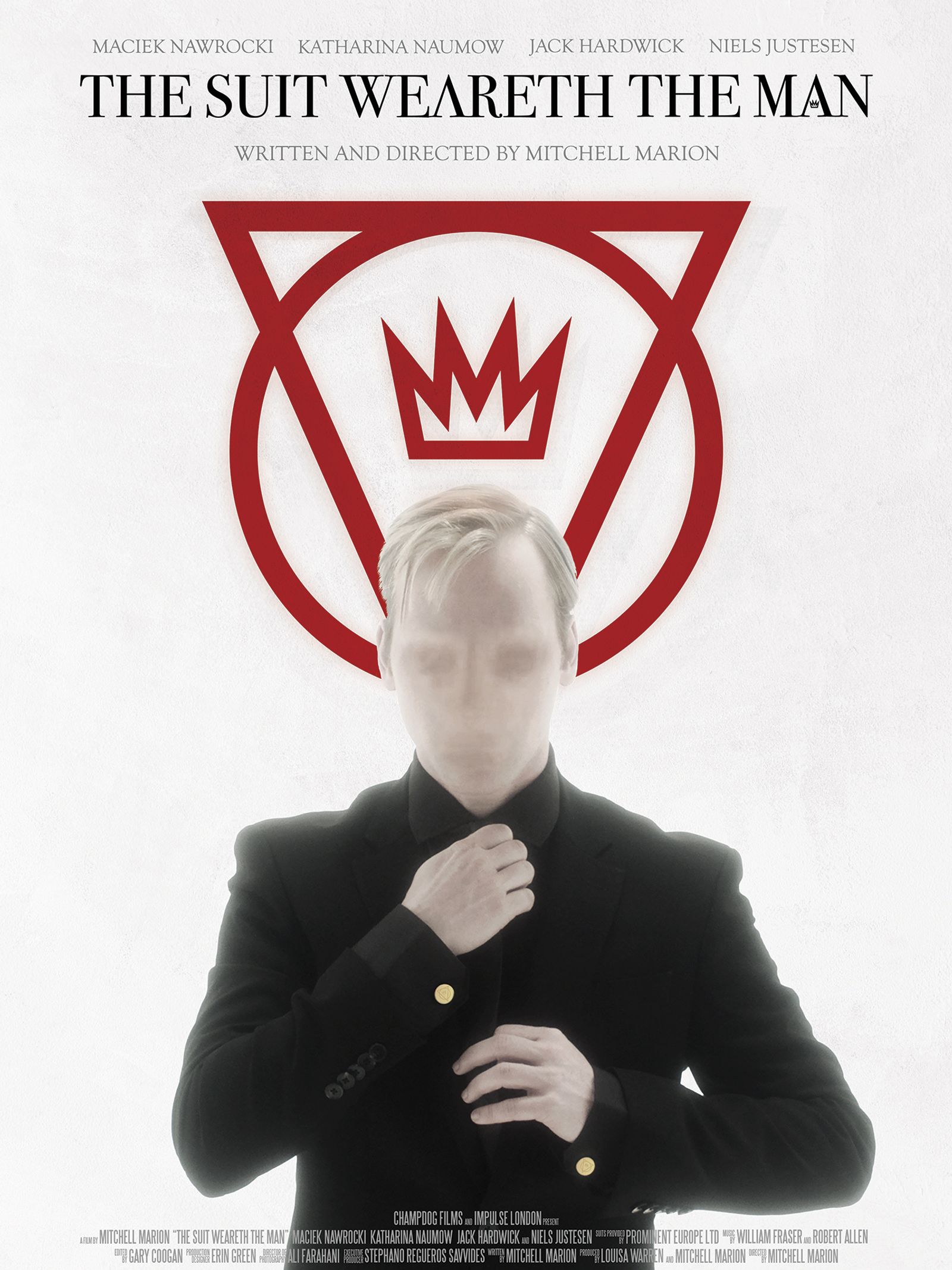 THE SUIT WEARETH THE MAN Poster