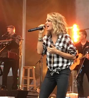 Carrie Underwood performs on stage