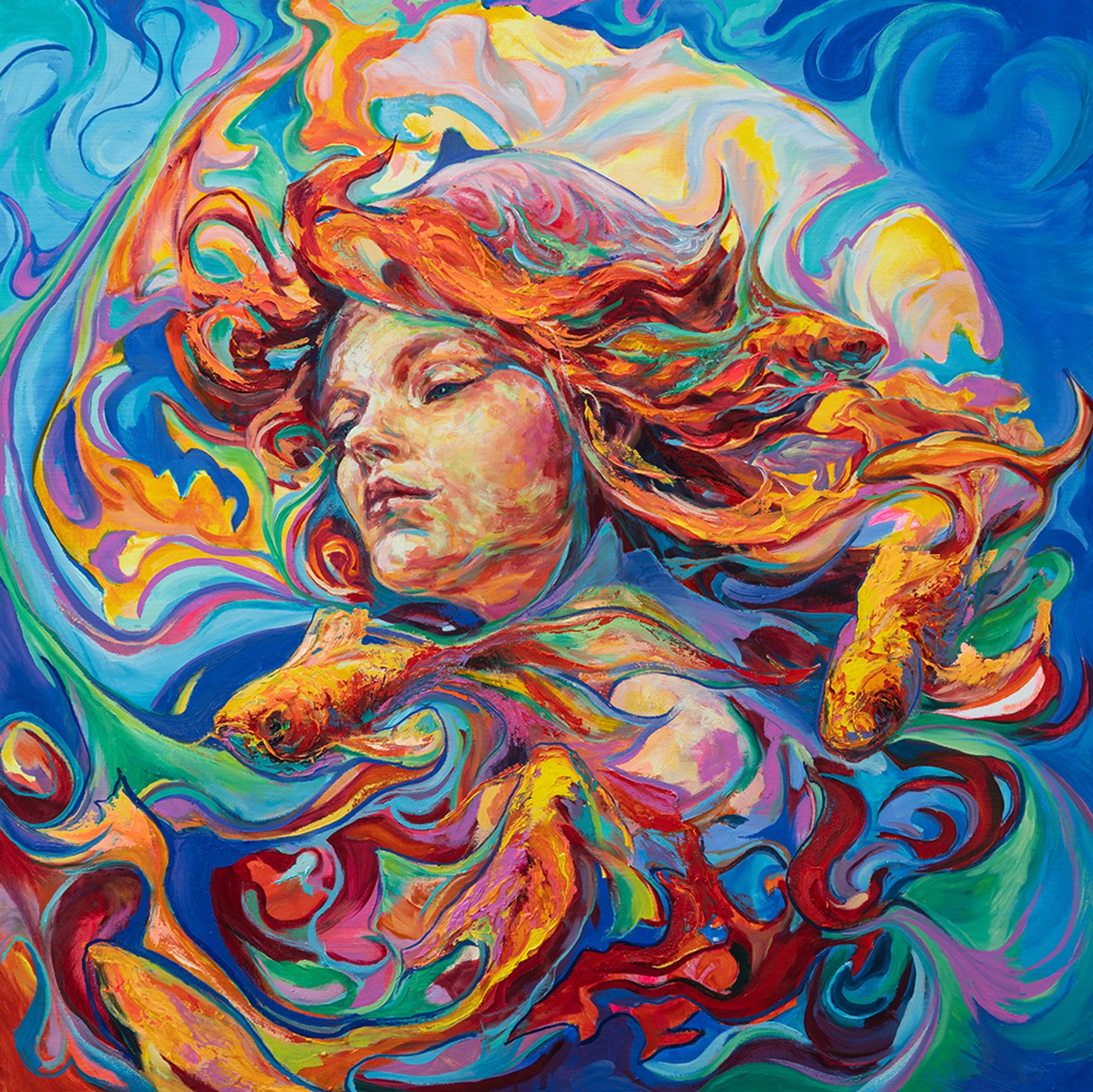 Dream  2, oil on canvas, by Vitaly Leshukov