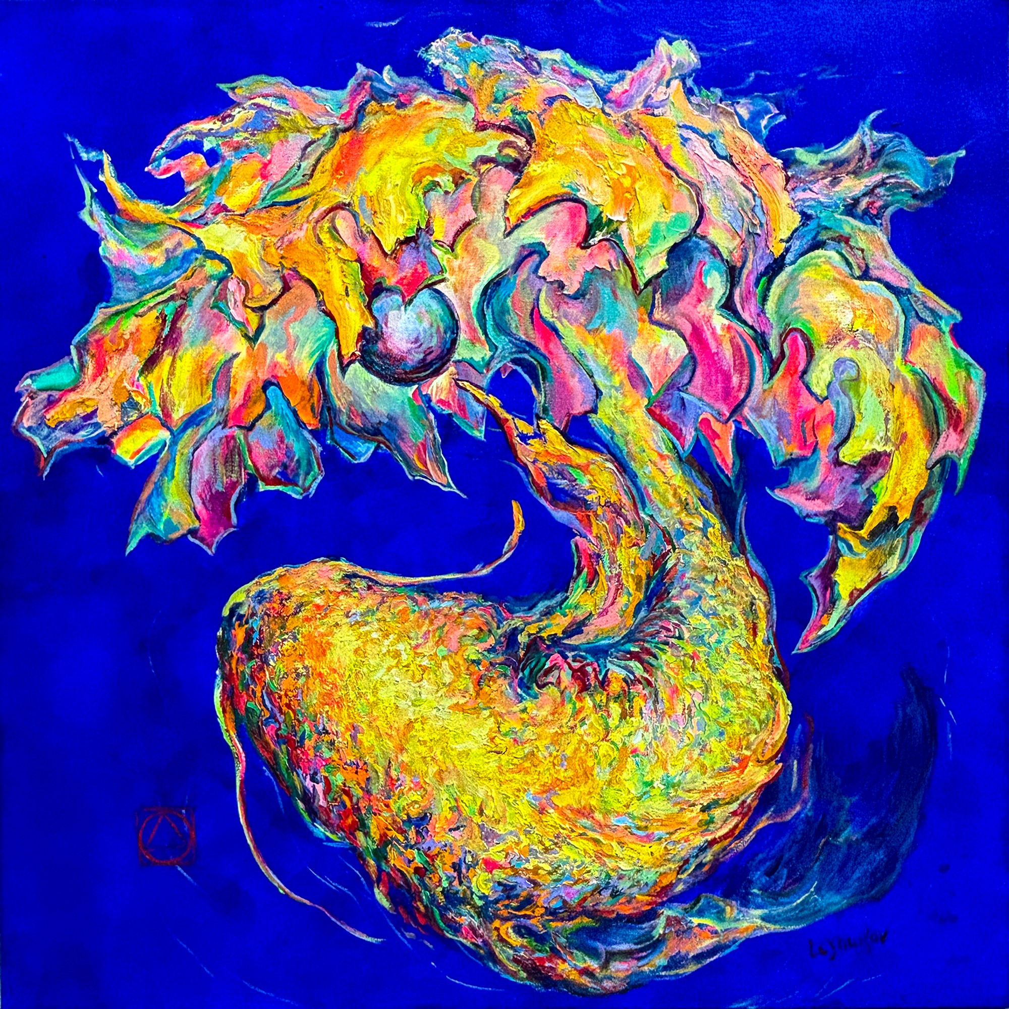Series-Goldfish And Pearl, oil on canvas, by Vitaly Leshukov