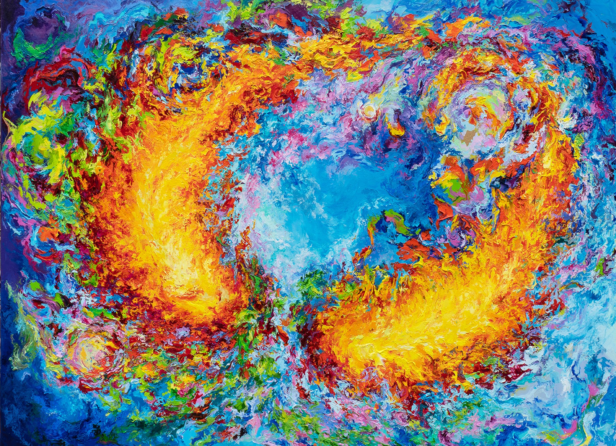 Series-Life In the World-8, oil on canvas, by Vitaly Leshukov