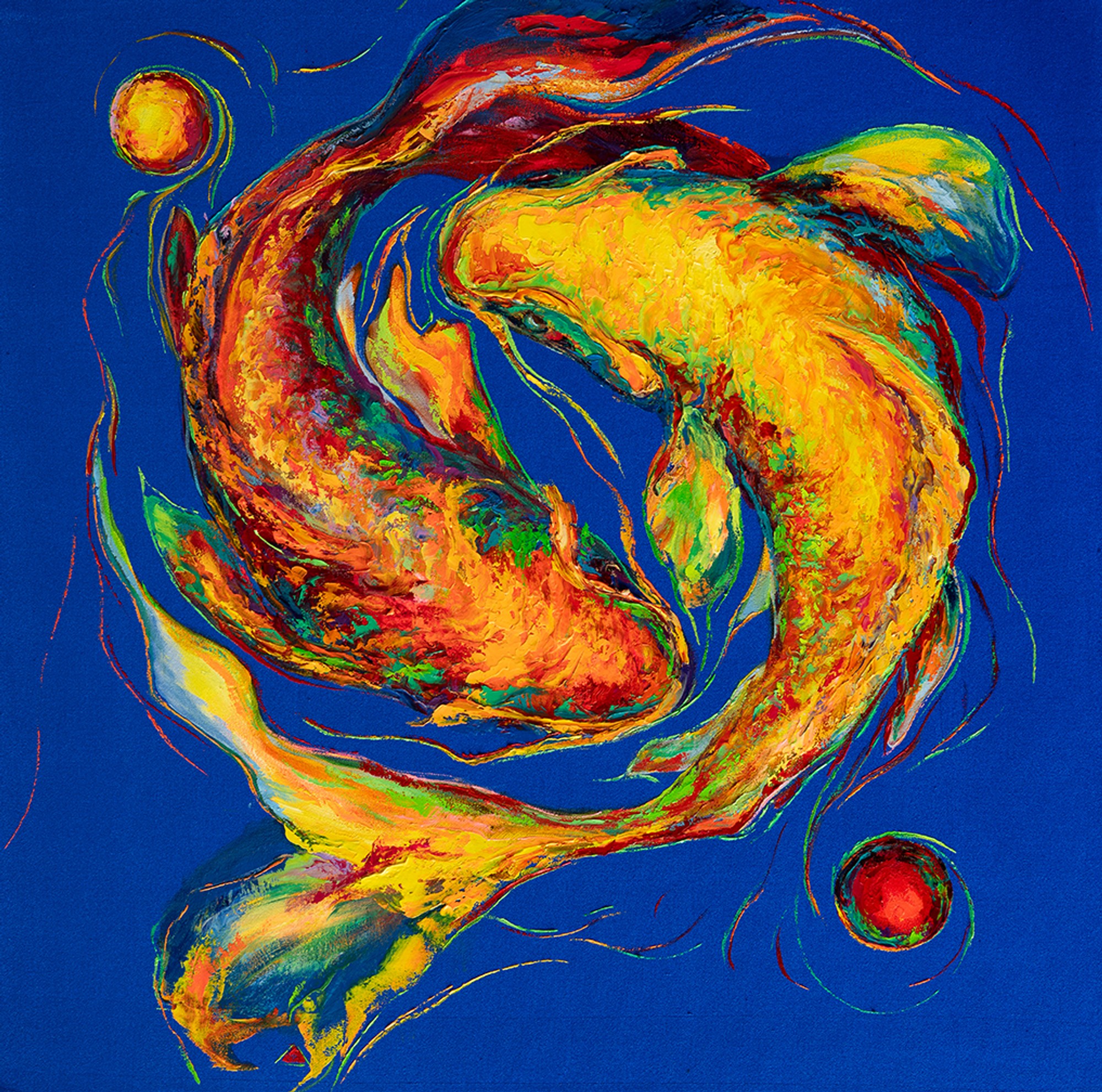 Yin Yang, oil on canvas, by Vitaly Leshukov