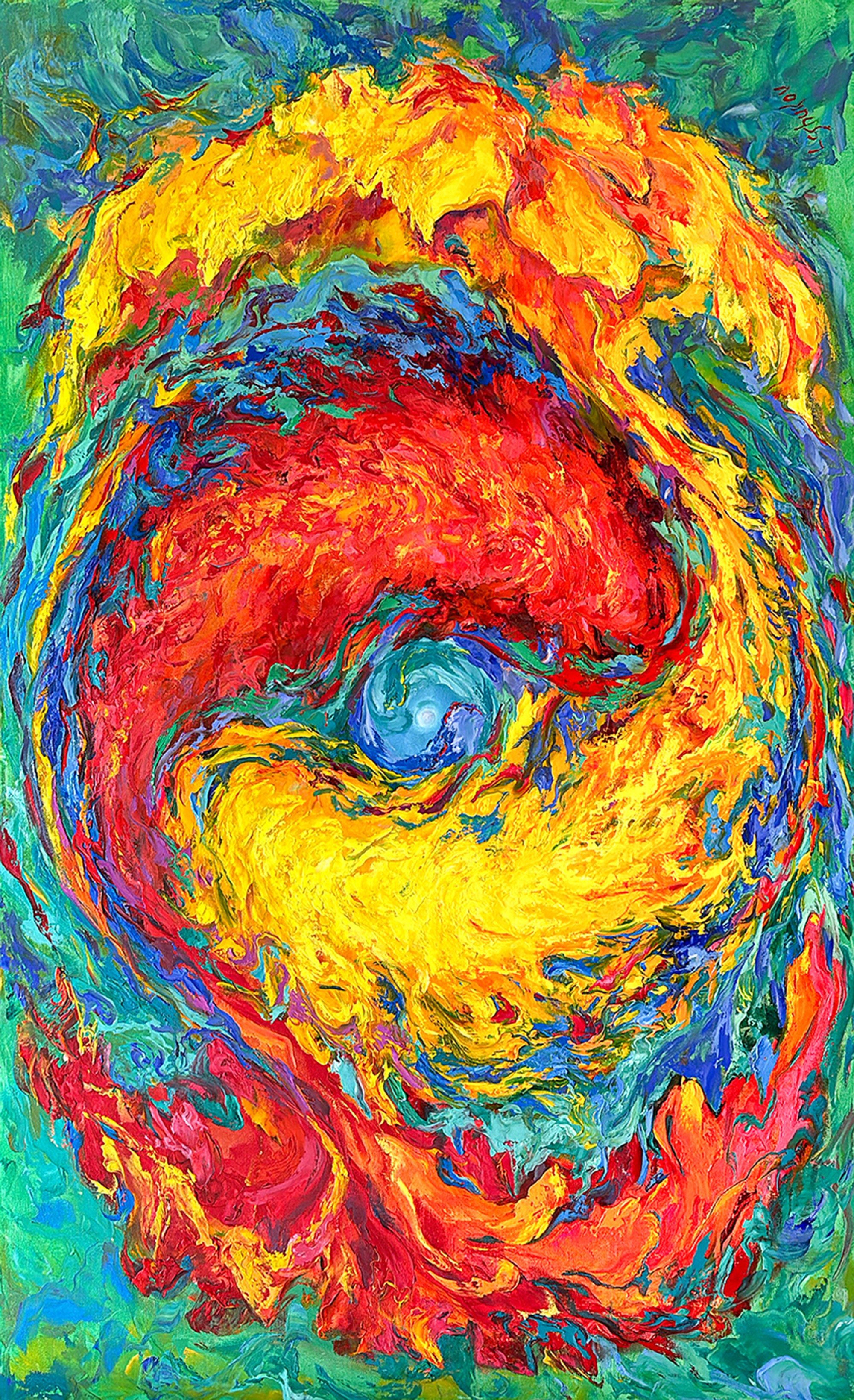 Ying Yang - Creacion, oil on canvas, by Vitaly Leshukov