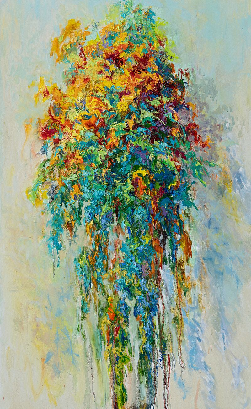 Hanging Gardens Series - Flowers in Cachepots