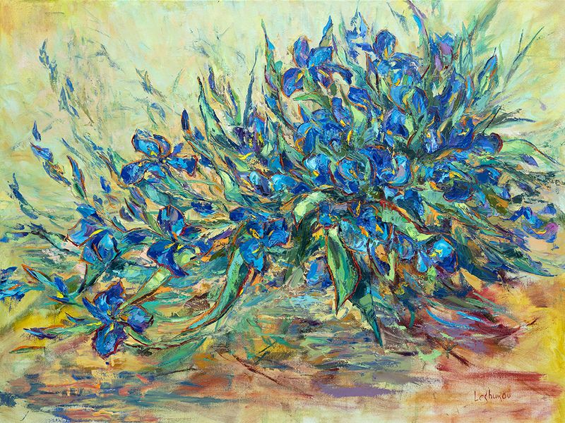 Blue Wild Irises