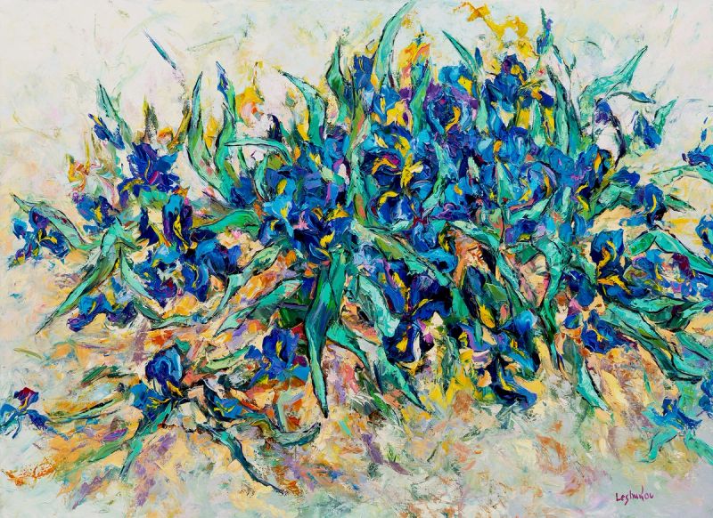 Blue Irises - 2