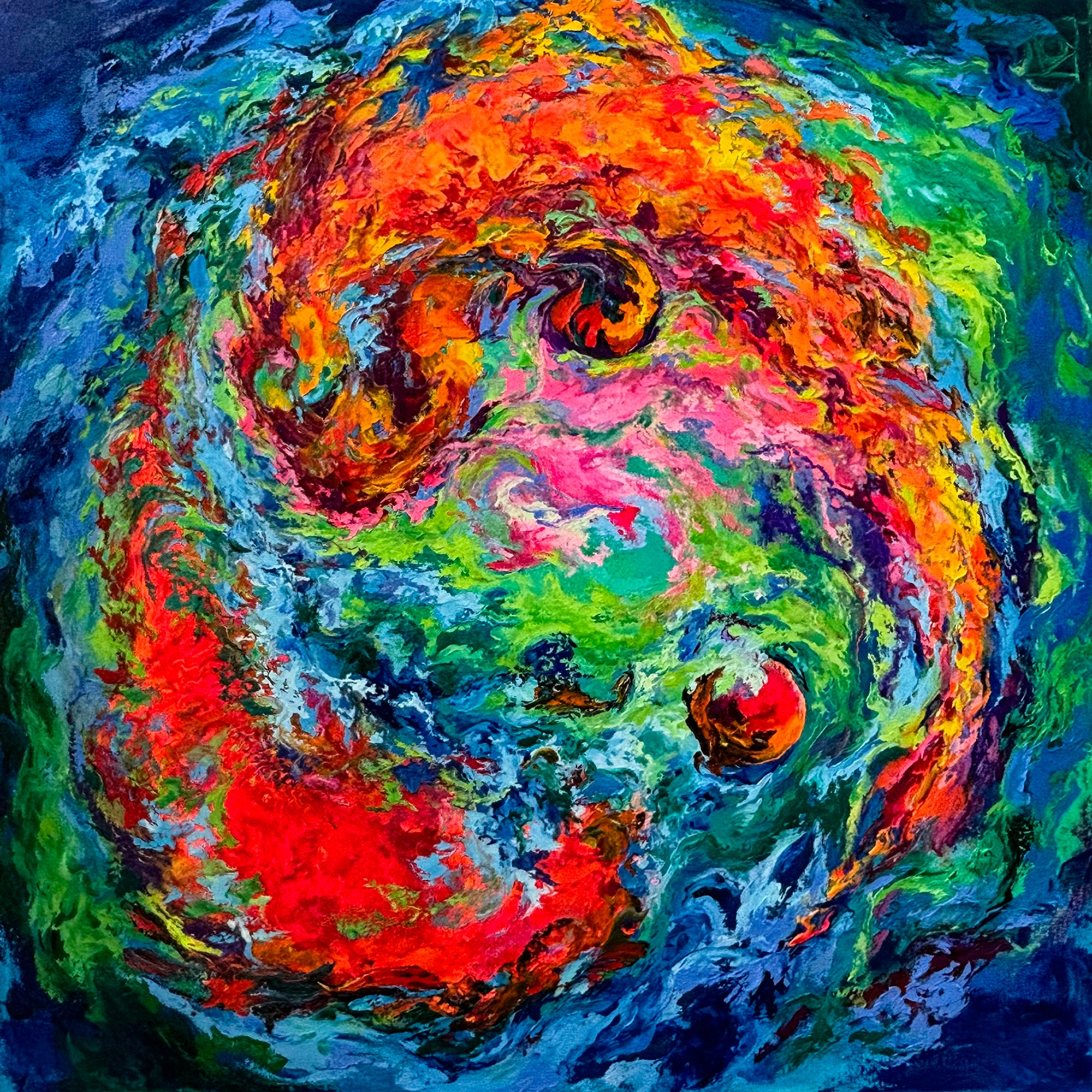 Series of works - Birth-8, oil on canvas, by Vitaly Leshukov