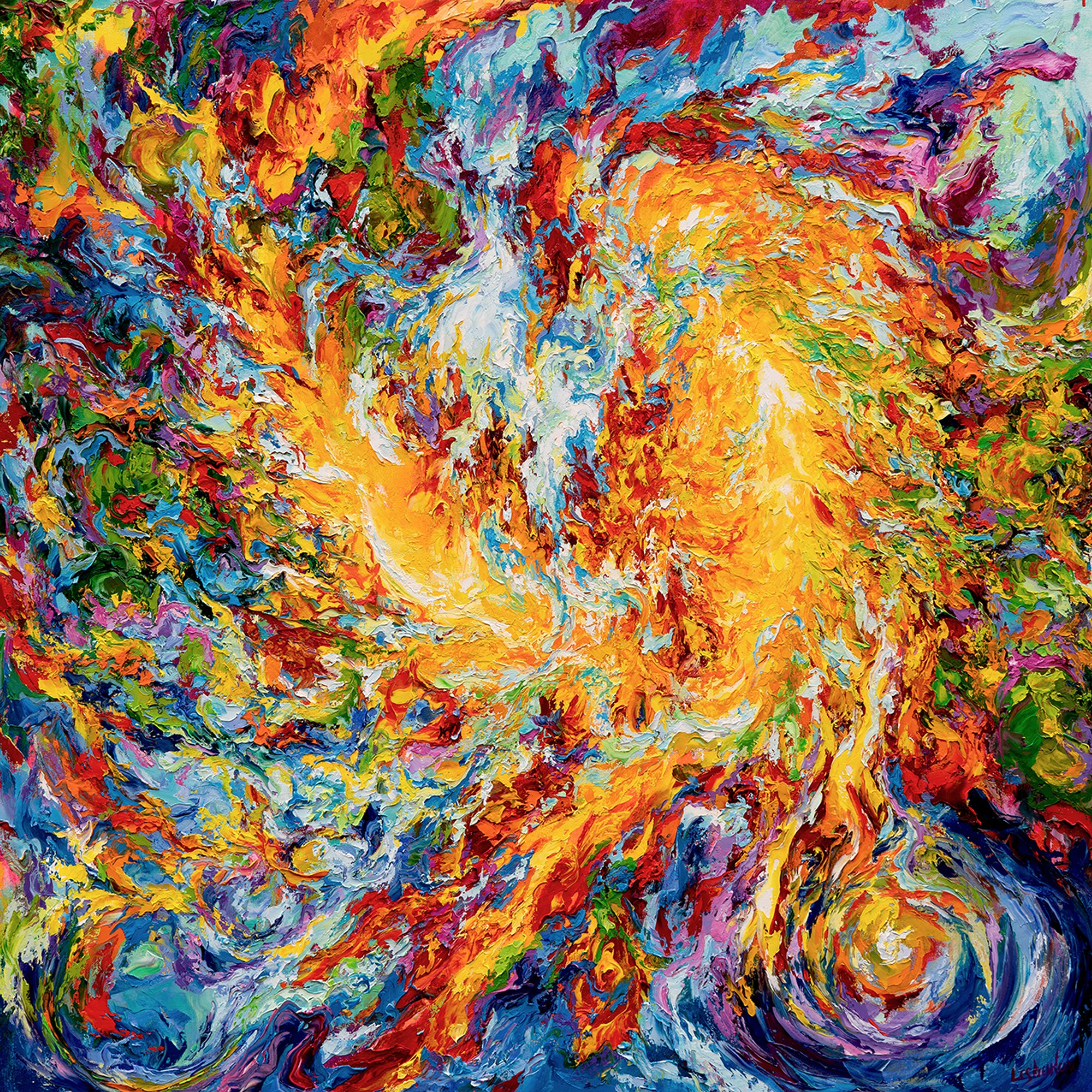 Life In the World - 1, oil on canvas, by Vitaly Leshukov