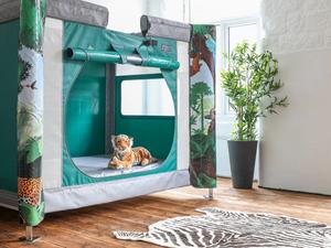 Jungle themed complex care pod in room