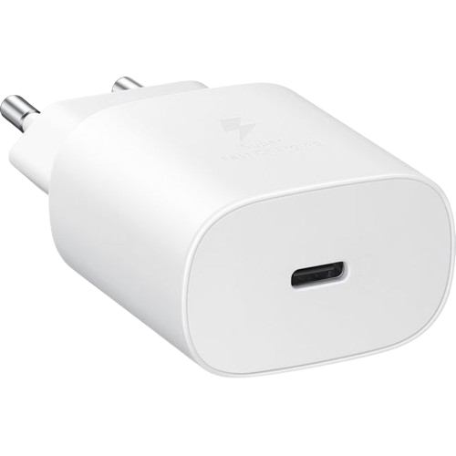 Samsung CHARGEUR SECTEUR 25W + câble type-c blanc