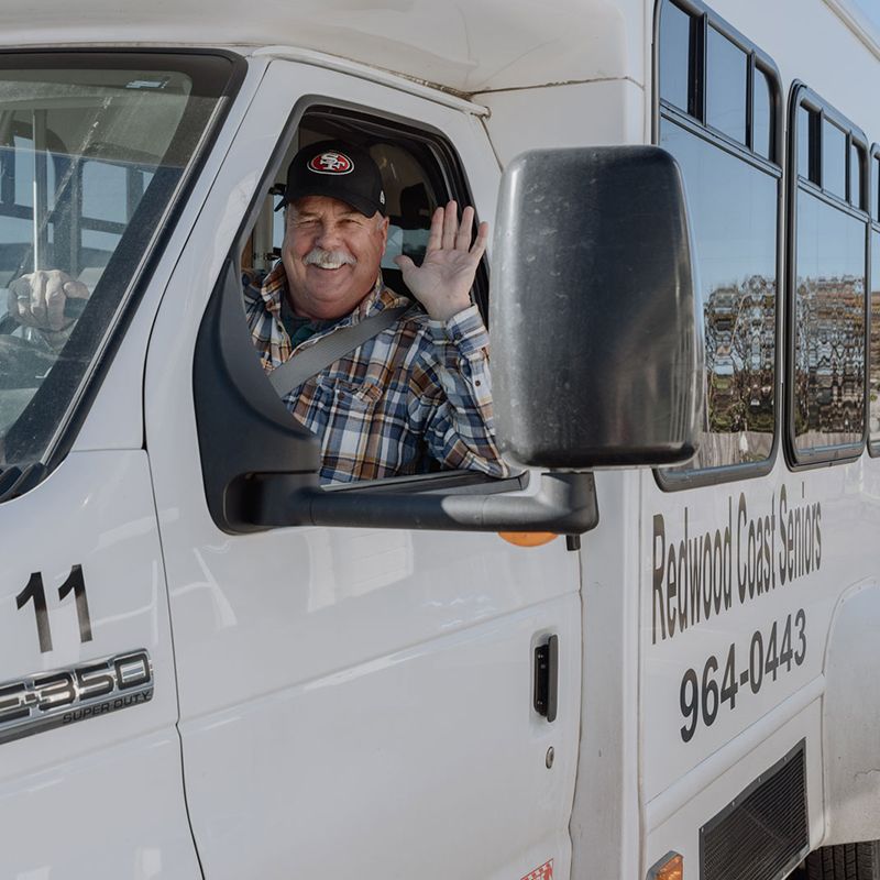 Local Bus services provided to our area Seniors and Disabled.