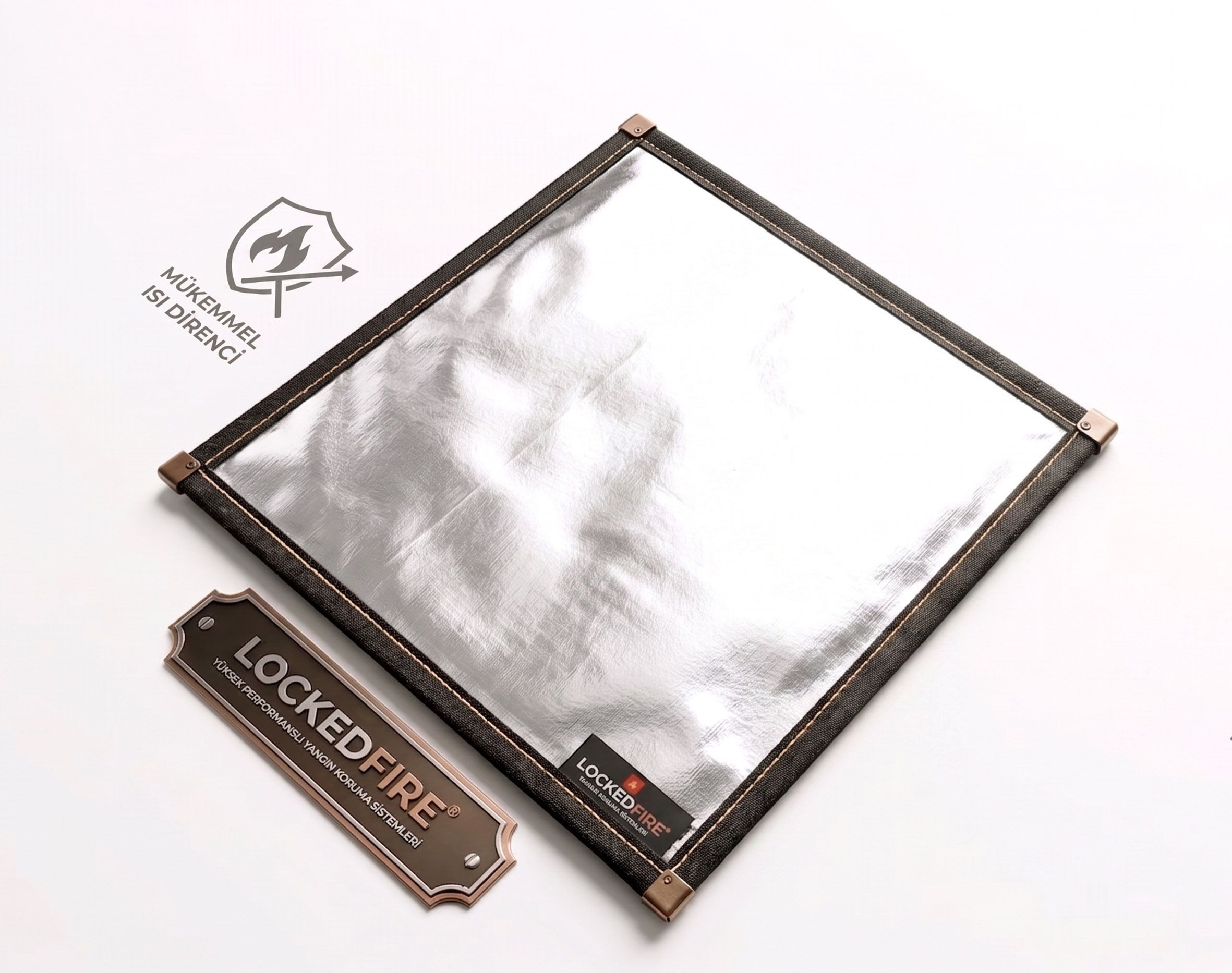 LOCKEDFIRE HOT MAT Alüminize Masa-Tezgah Koruyucu Isı Yalıtım Matı