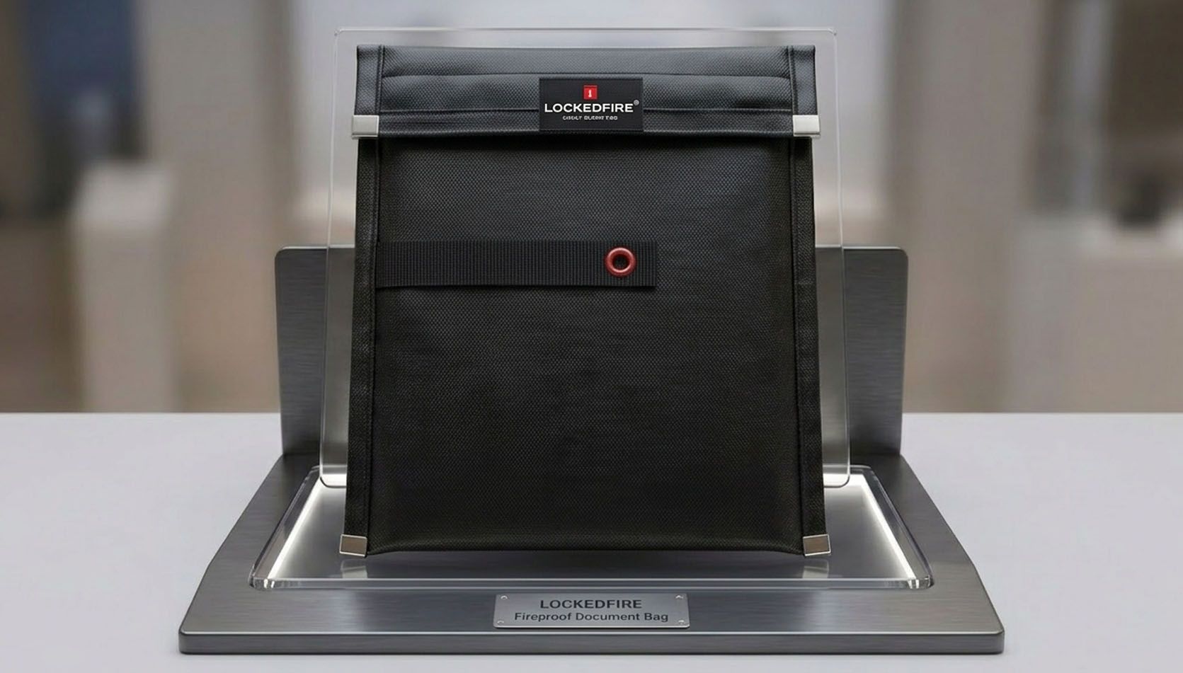 LOCKEDFIRE SAFE BAG Z Isıya Dayanıklı Lityum-İyon Batarya Korumalı Tablet Çantası