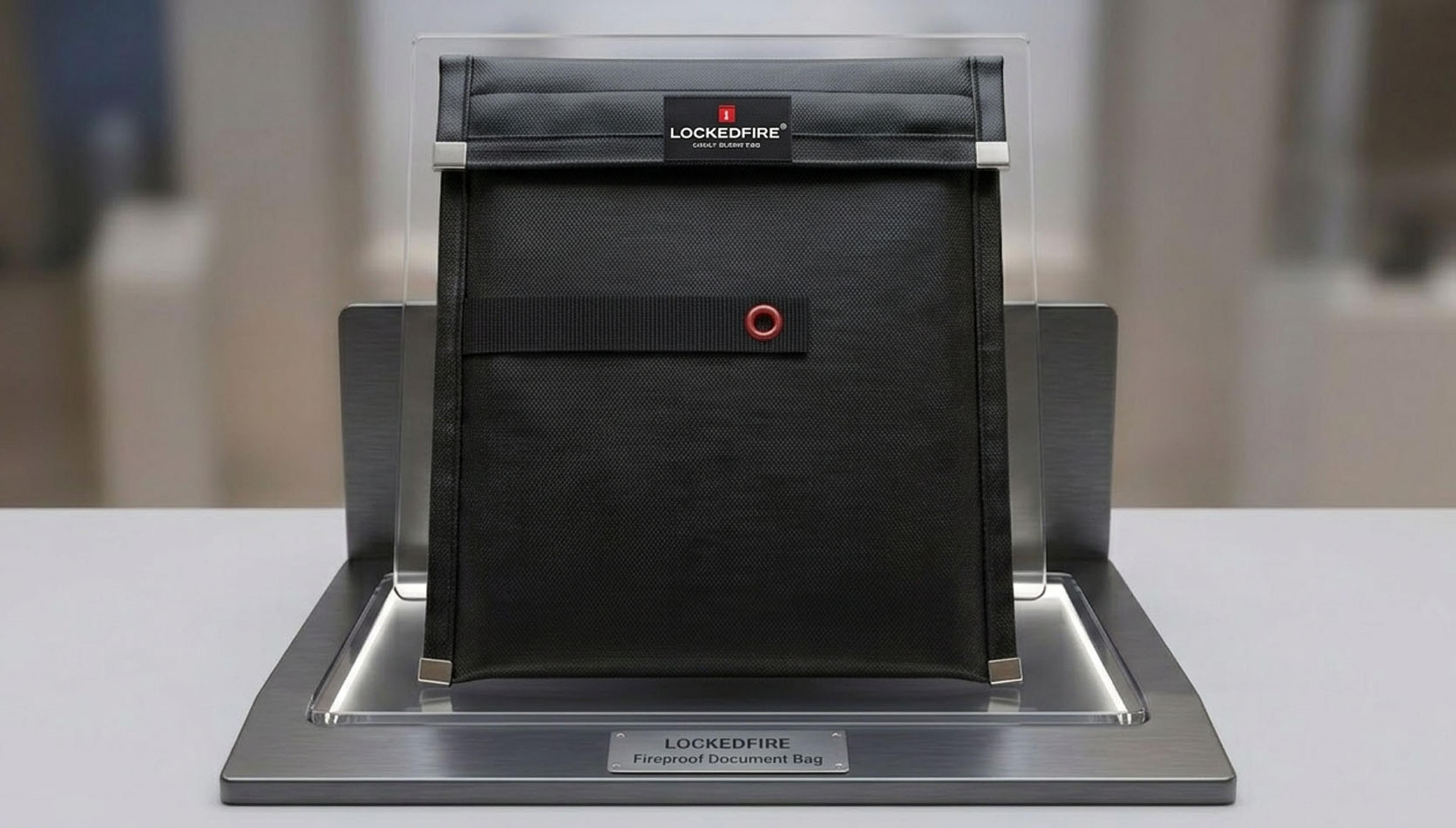 LOCKEDFIRE SAFE BAG Z Isıya Dayanıklı Lityum-İyon Batarya Korumalı Tablet Çantası