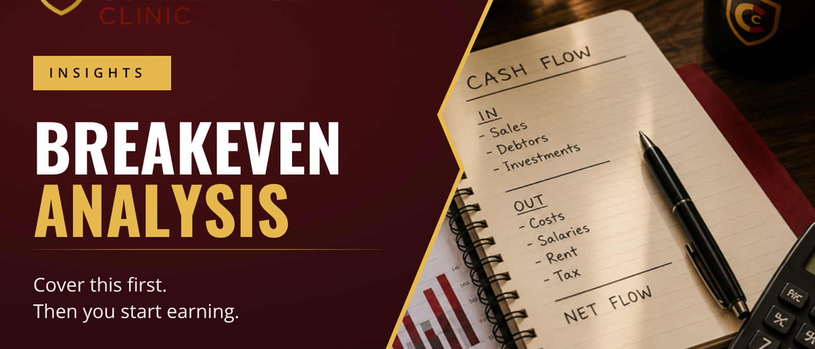 Breakeven analysis graphic showing the sales number every business owner should know