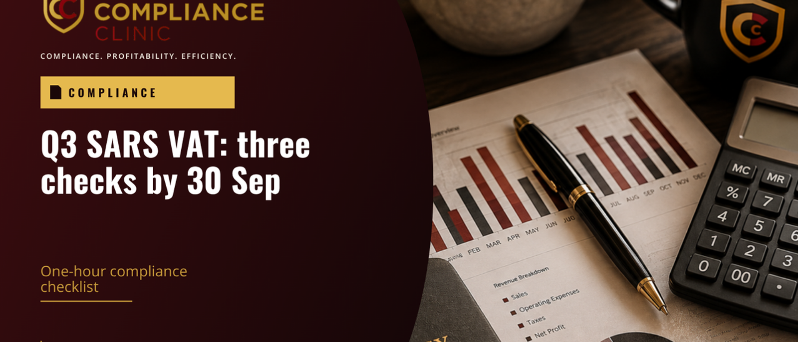 Q3 SARS VAT: three checks by 30 Sep