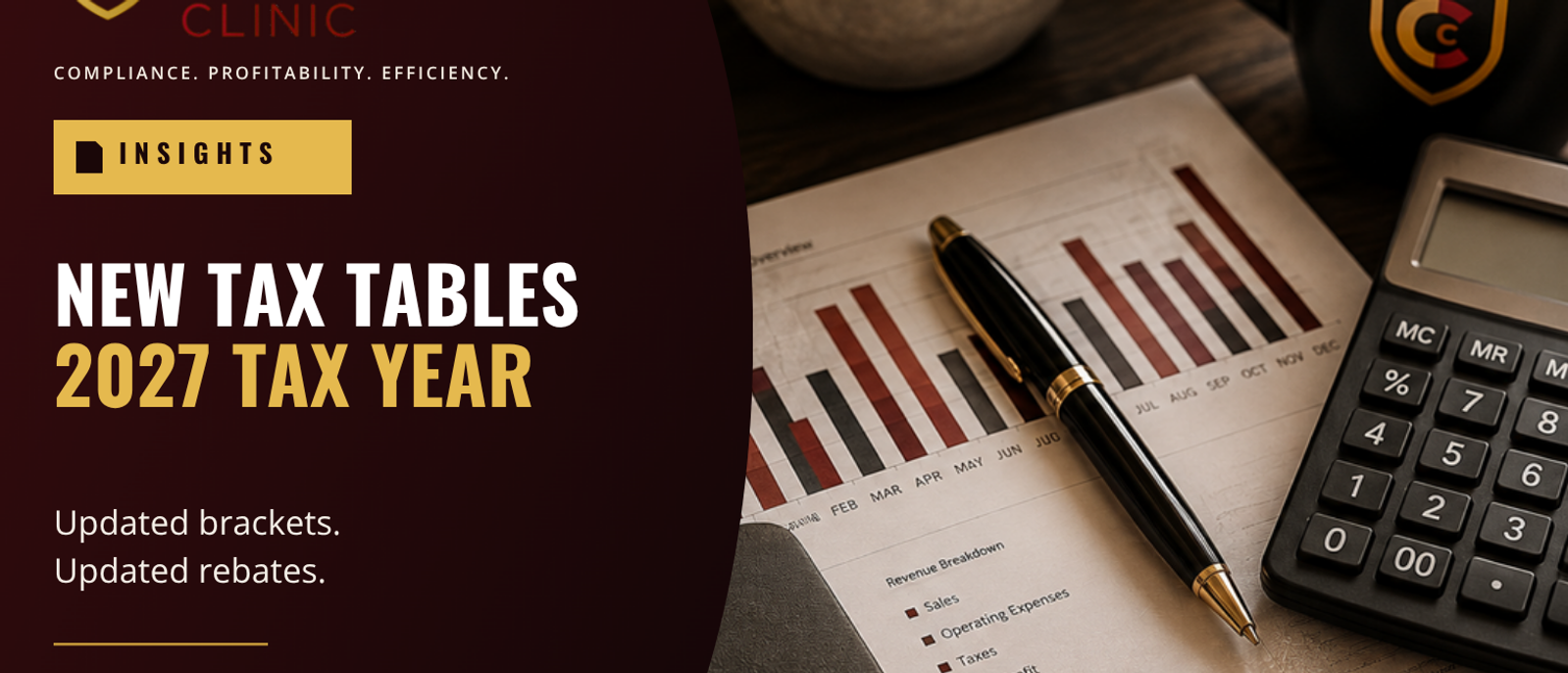 2027 South Africa tax tables graphic for SARS-compliant payroll updates