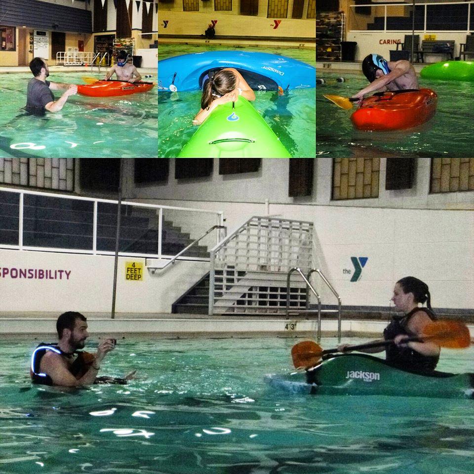 Open Kayak Pool Session Wildwater River Guides