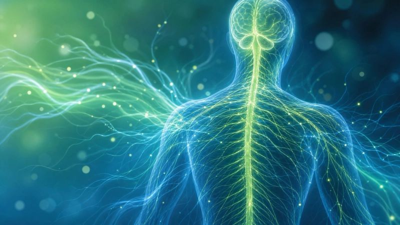 Soft abstract visualization of neural pathways, representing what trauma actually is
