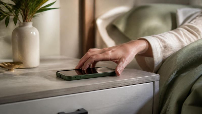 A hand reaching for a phone to make a therapy appointment, representing deciding to start therapy