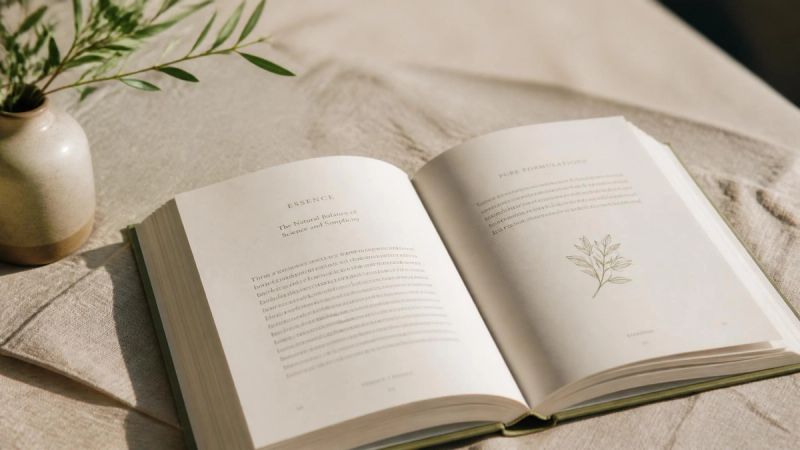 An open book with soft pages, representing frequently asked questions about menopause anxiety