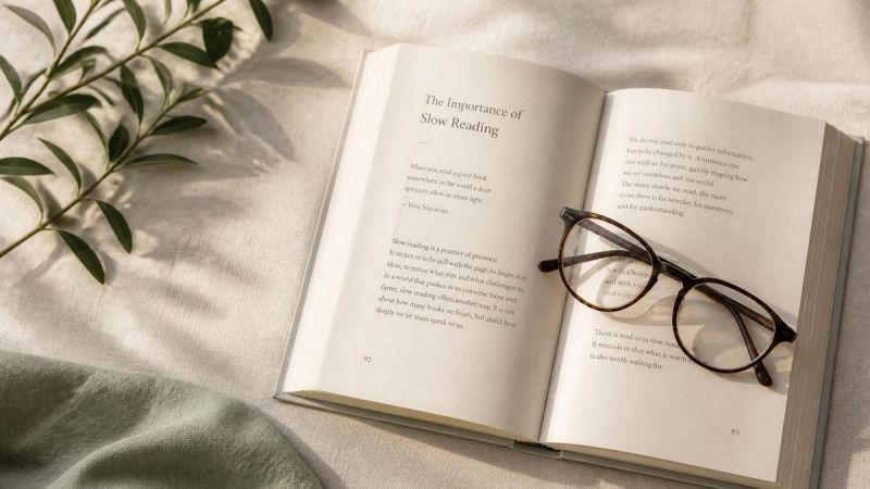 An open book with reading glasses, representing frequently asked questions