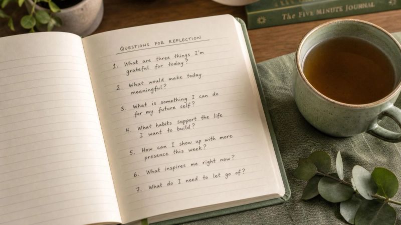 An open notebook with handwritten questions, representing frequently asked questions about Pure O
