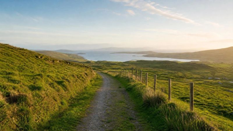 An open path leading through green Irish hills under a soft sky, representing recovery and control