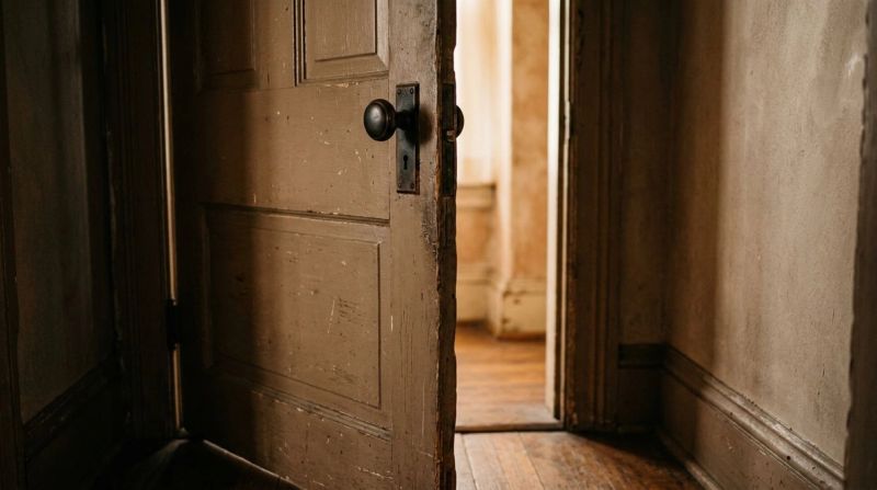 Half-open door with soft light, symbolising why closeness can feel unsafe after trauma