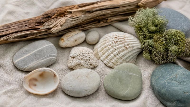 A variety of textured natural objects representing the many different types of OCD in Ireland