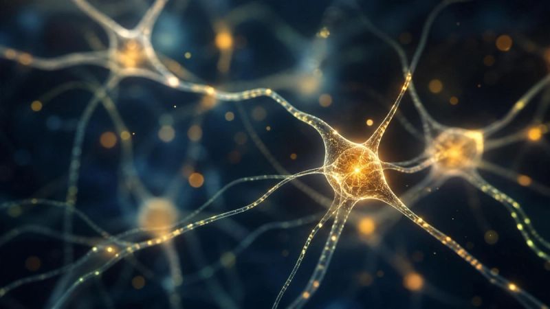 An abstract photograph of interconnected glowing neural pathways, representing how ADHD medication affects brain chemistry.
